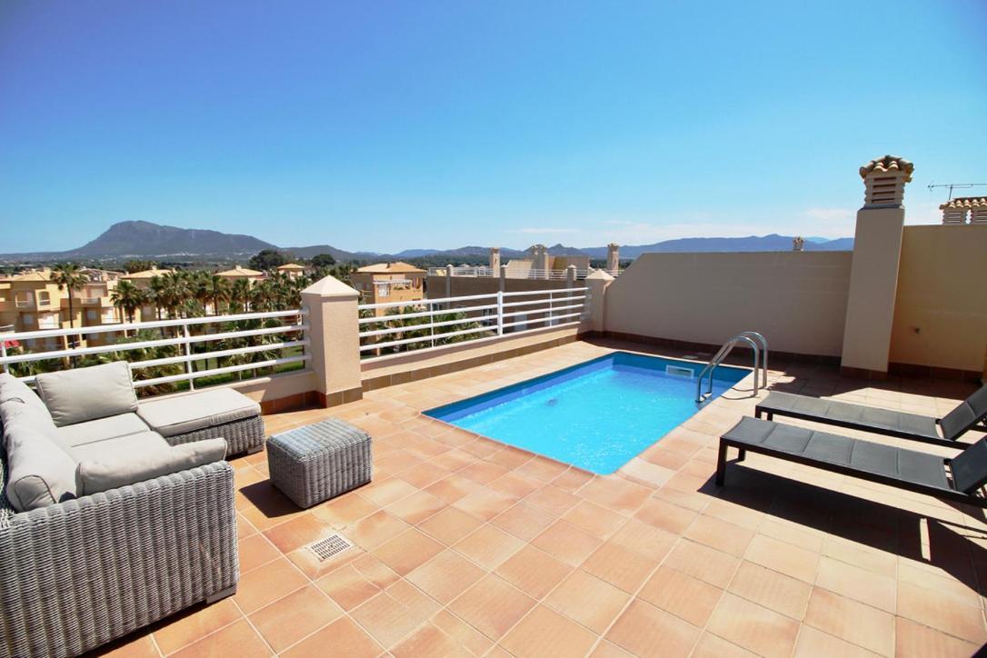 Atico Frontal Al Mar Con Piscina Privada By Homeprive Дения Экстерьер фото