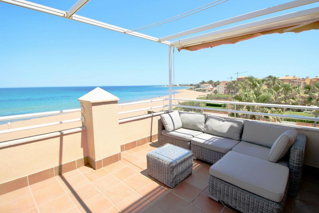Atico Frontal Al Mar Con Piscina Privada By Homeprive Дения Экстерьер фото